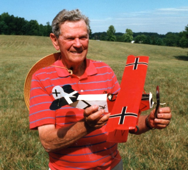 Jerry Paisley with Fokker D-VII